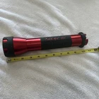 Snap On Red Aluminum 2 Cell Battery Flashlight Rubber Grip Used. Price: $13.99.