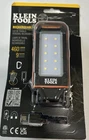 Klein Tools 56403 Led Light, Rechargeable Flashlight / Worklight With Kickstand Open. Price: $34.98.