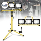 21000LUMENS Led Work Lights With Stand, 3 Adjustable Lamp Head Individ New. Price: $84.91.