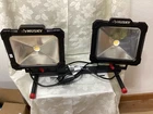 Husky Led Portable Worklight Double Head Corded Black T-293 & T-294 Open. Price: $75.00.