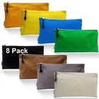 8 Pack Canvas Bag Zipper Pouch - Heavy Duty 16 Oz. Tools Utility ... New. Price: $29.81.
