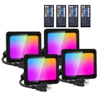 Olafus 25W Rgb Led Flood Light Rc Control IP66 Waterproof Garden Party 4 Pack New. Price: $37.79.