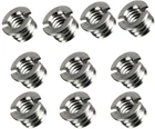 (10 Packs) Fotasy Stainless Steel 3/8" To 1/4" Reducer Bushing Convert Screw New. Price: $10.74.