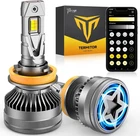 Termitor H11/H8/H9 Led Light Bulb 90000LM Fog/low Beam Smart App Adjust Brighter New. Price: $55.19.