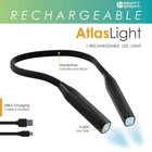 Withit Mighty Bright Rechargeable Led Atlas Neck Light - Black New. Price: $13.99.