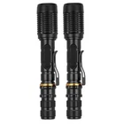 2PACK Led Powered Flashlight For Police Tactical Xml 18650 5-ZOOM Mode Us New. Price: $21.88.