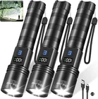 Tughlax 3-PACK Rechargeable Flashlights High Lumens Super Bright Led Tactical New. Price: $78.14.