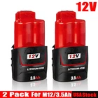 2X Battery For Milwaukee M12 12V 48-11-0140 2454-20 2454-22 New. Price: $18.99.