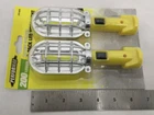 (2) New Small Battery Operated Work Lights 200 Lumens Magnetic Base Swivel Hook. Price: $12.99.