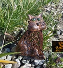 Antique Color Metal Cat Solar Amber Led Garden Landscape Walkway Lightings New. Price: $34.99.