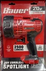 Brand New Super Bright 20V Cordless 2500 Lumen Spotlight Long-range (tool Only). Price: $59.95.