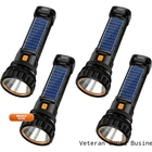 E-shidai 4PCS Solar/rechargeable Multi Function 1000 Lumens Led Flashlight New. Price: $91.65.