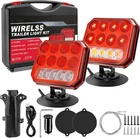 2IN1 Magnetic & Rechargeable Wireless Trailer Tow Lights Led Kit, Truck New. Price: $59.99.
