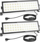 2 Pack Led Light 100W 15000LM 6000K Linkable Garage Workshop Plug-in New. Price: $123.48.