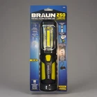 Braun Portable Folding Led Work Light Mechanical Magnetic Tilting Base 250 Lumen New. Price: $19.99.
