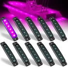 Aoxlfu 10PCS Purple 12V 6LED Trailer Side Marker Indicator New. Price: $32.62.