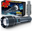 Weoxi Super Bright Rechargeable Flashlights 2400.000 High Lumen, Powerful Led New. Price: $71.73.