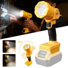 Cisivis Cordless Led Flashlight Work For Dewalt 20V Battery 120 Rotating New. Price: $15.99.