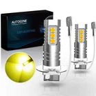 H3 Led Fog Light Bulbs 2000 Lumens Extremely Bright 3030SMD With Pr New. Price: $30.83.