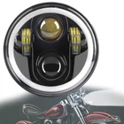 Zzjaubi Motorcycle Headlight 5-3/4INCH Round Black Projector White New. Price: $55.45.