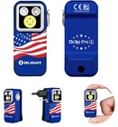 Olight Oclip Pro Stars & Stripes Flashlight, 600 Lum White/uv/rgb Lights New. Price: $39.99.