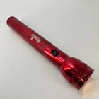 Mag-lite Led 3 Cells Type Battery Flashlight Red "winston" Incandescent Bulb Used. Price: $29.99.