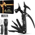 Rovertac Dad Gift Set, 12-IN-1 Multitool Hammer, Flashlight & Black New. Price: $48.07.