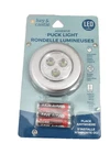 Key & Castle Puck Light 3 Led Self Adhesive Battery Powered Under Cabinet New. Price: $10.99.
