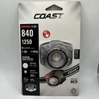 Coast FL86 Dual Power Led Headlamp 840 Lumens Twist Focus Flood Spot Beam IP54. New. Price: $19.95.