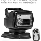 Golight 7951GT Portable Spotlight Black Halogen Wireless Remote Magnetic Base New. Price: $185.00.