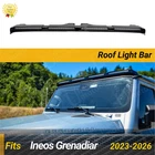 For Ineos Grenadier 2023-2026 Glossy Black Roof Light Top Lamp Four Bars New. Price: $699.99.