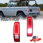 Pair Red Led Tail Lights 1967-1972 Ford Truck F100/250/350 E100 E200 Bronco New. Price: $99.99.