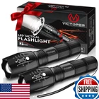 Victoper Led Flashlight 2 Pack Bright Tactical Torch High Lumens 5 Modes New. Price: $17.73.