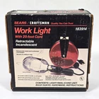 Vintage Sears Craftsman Work Light 983914 20' Retractable Cord New Old Stock Usa. Price: $39.99.