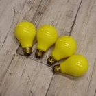 4PC- Vintage Philips 40-WATT A21 Light Bulbs Yellow Coated Decorative Color Open. Price: $17.99.
