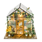 Diy Sunshine Flower House Kit With Led Light, Miniature 3D Wooden Puzzle New. Price: $29.99.