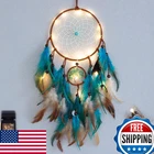 Wow Ding Dream Catcher Blue Tree Of Life Feathers Mobile Led Fairy Lights New. Price: $14.95.