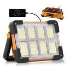 120W Solar Rechargeable Work Light, 144 Led 10000LM With Modes, New. Price: $22.60.