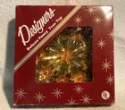 Vintage Designers Fancy Tree Light Christmas Topper 19 Lite Gold Star Used. Price: $12.99.