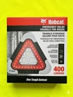 Bobcat Emergency Solar Worklight Rechargeable Led Powerbank Warning Flash 400LM New. Price: $11.99.