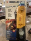 Rare Vintage Black & Decker Snake Flashlight 1997 - Sealed Pkg. Nos New. Price: $12.00.