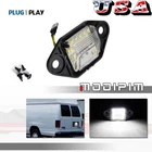 Rear License Plate Led Light White 92-18 Ford E150 E250 E350 E450 Econoline New. Price: $9.99.