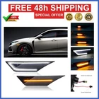 Autoxbert Led Side Marker Lights For Honda Civic 2016-2021 Sequential New. Price: $50.99.