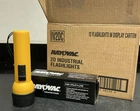 Box Of 12 Rayovac Industrial Flashlights IV2DC Utility Lite New. Price: $89.99.