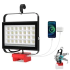 T-sun 100W Led Work Light, Cordless Portable For Milwaukee 18V Battery(not New. Price: $37.96.