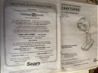 Craftsman 19.2 Volt Worklight Model 315.113913 Owners Manual Acceptable. Price: $19.99.
