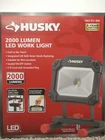 Husky 2000 Lumen Led Work Light Cool The Touch 25 Watt Open. Price: $24.99.