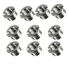 (10 Packs) Fotasy Stainless Steel 3/8" To Reducer 1/4", Silver New. Price: $10.24.