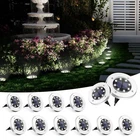 Solpex Solar Ground Lights, 12 Pack Outdoor Waterproof, 8 Led So... New. Price: $42.23.