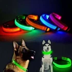 Usb Rechargeable Pet Led Light Up Glow-in-the-dark Collar Dog Night Safety Micro New. Price: $9.01.